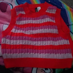 H&M Sunset Sleeveless Knitted Top
